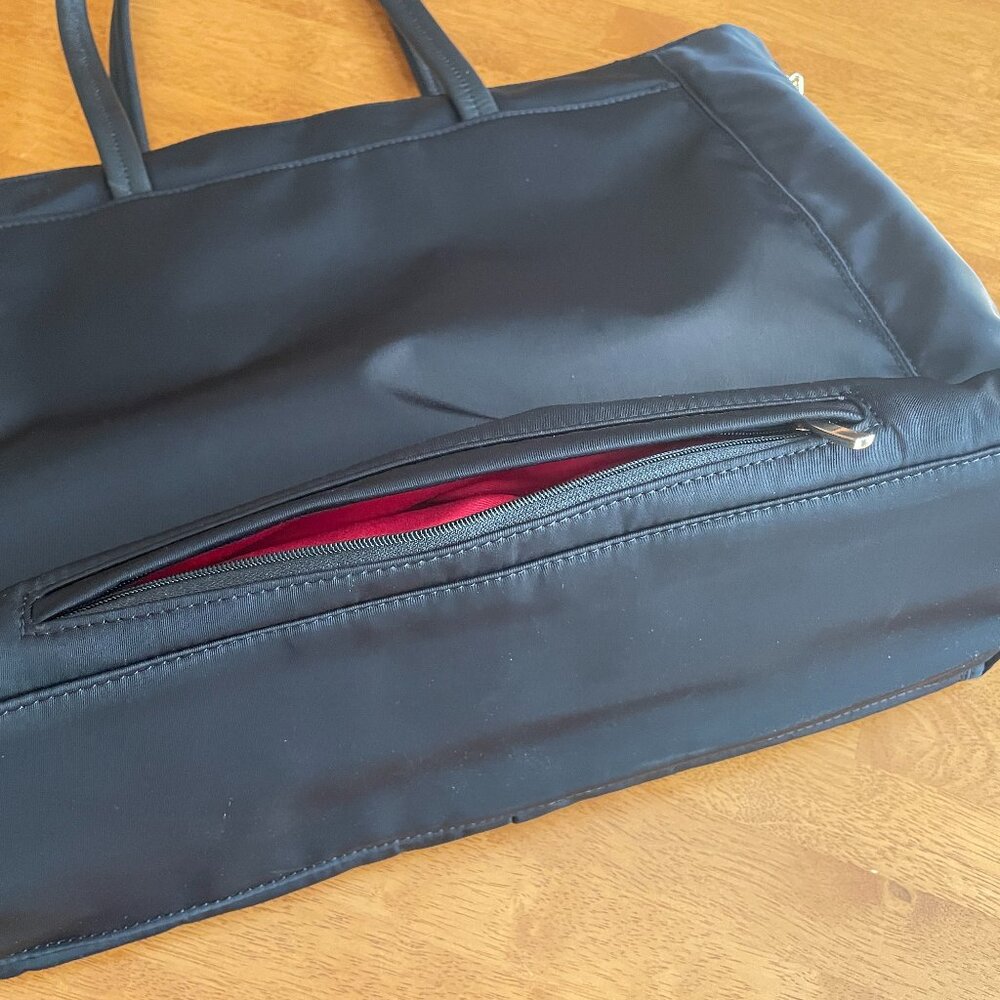 KNOMO London Grosvenor Place expandable laptop tote bag - Picture 4 of 16